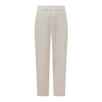 A Paper Kid Wide Trousers, male, Beige, Size: M Popeline Pants