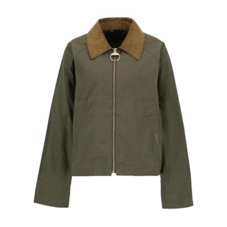 Barbour Light Jackets, female, Green, Size: XS Catlin Casual Jacket