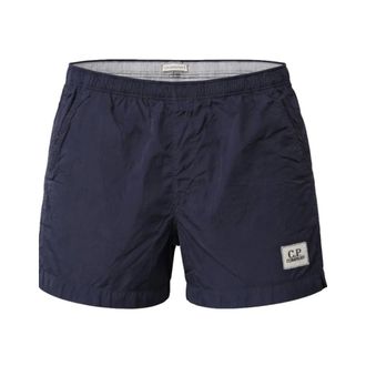 C.P. Company Beachwear, male, Blue, Size: M Chrome-R Swim Shorts