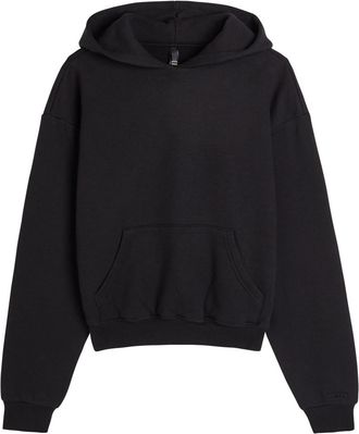 SKIMS Cotton-blend Hooded Sweatshirt - Black - Xxl (UK22-24)