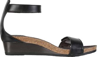 Naot Womens Mermaid Sandal In Black Raven Leather