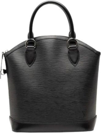 Louis Vuitton Pre-owned Handbags, female, Black, Size: ONE SIZE Pre-owned Lockit Handbag