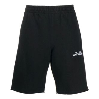 Off-white Script Logo Track Shorts OMCI006F22FLE0033100