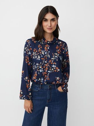 Masai MaDalmora High Neck Long Sleeve Top in Autumnal at Nordstrom, Size X-Large