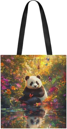 Generic Panda (3) Tote Bag for Women Men Shoulder Bags Purses Pouch Handbags