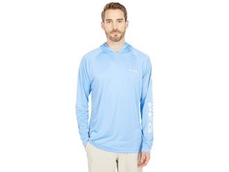 Columbia Terminal Tackletm Hoodie Mens Sweatshirt White Cap/White Logo : XL, Polyester