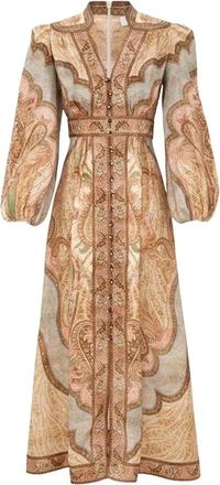 Zimmermann Dames, Jurken, Veelkleurig, Maat: L Linnen