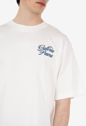 Danilo Paura Cleo Galleria Paura corsivo t-shirt off white