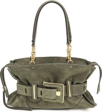 Balmain Bicolor Calf Leather Bos Taurus Womens Handbag