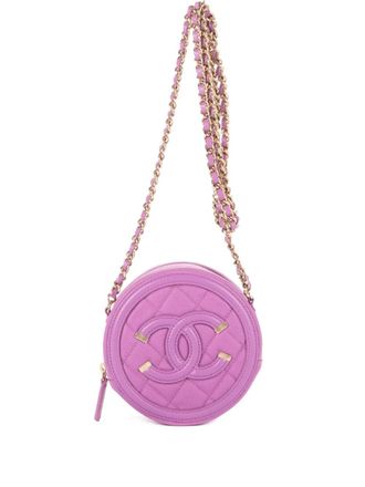 Chanel Interlocking CC shoulder bag - Purple