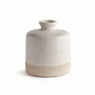 Napa Home & Garden Leona Bottle Vase in White at Nordstrom, Size Small