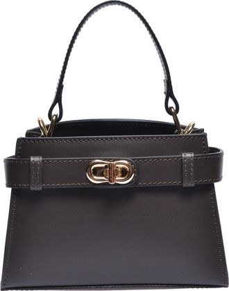 Anna Luchini Bordeauxrood Rundleer Tas