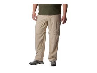 Columbia Big Tall Silver Ridgetm Utility Convertible Pants Mens Casual Pants Ancient Fossil : 48 30, Polyester