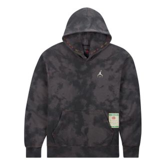 Nike Jordan Air Jordan x J Balvin FW22 Logo Tie Die Hoodie Dark Grey DR2958-029