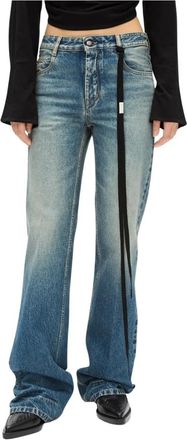 Ann Demeulemeester Pantaloni a gamba dritta Vive a 5 tasche - - Jeans - Donna - Blu - W26
