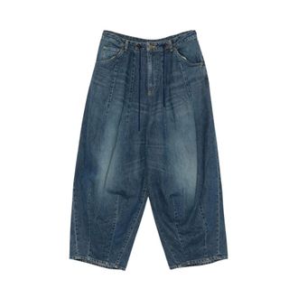 Needles Wide Jeans, male, Blue, Size: S H.d. Jean