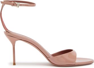 PARIS TEXAS Lidia 70 Patent Leather Sandals - Pink - 38 (IT38/ UK5)