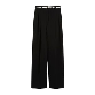 Max Mara Wide Trousers, female, Black, Size: XS Wide Trousers