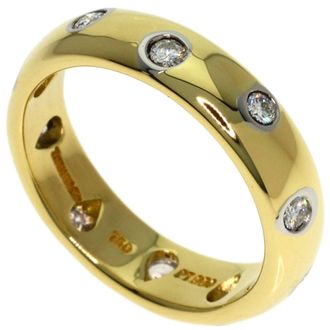 Tiffany & Co. Yellow Gold (18K) Platinum 950 Band Ring (Pre-Owned)