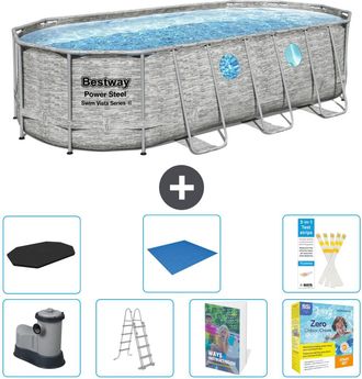 Bestway Piscina Bestway Power Steel Oval - 549x274x122 Cm - 8-piezas S546