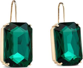 Kenneth Jay Lane Orecchini a gancio - Verde