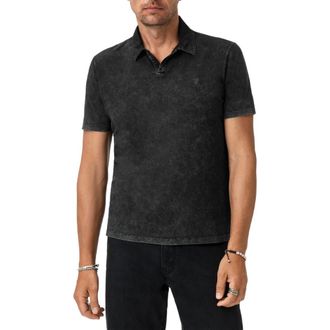 John Varvatos Carsten Johnny Collar Polo in Seaweed at Nordstrom Rack, Size X-Large