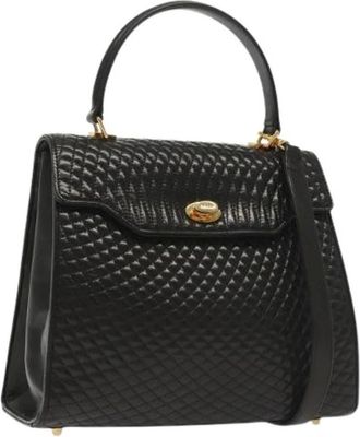 Bally Pre-owned Handbags, female, Black, Size: ONE SIZE Pre-owned Leather handbags