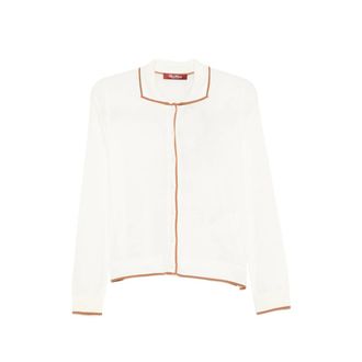 Max Mara Contrast-trim Cardigan