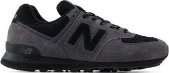 New Balance Hombre 574 en Azul/Negro, Gamuza/Malla, Talla 40.5