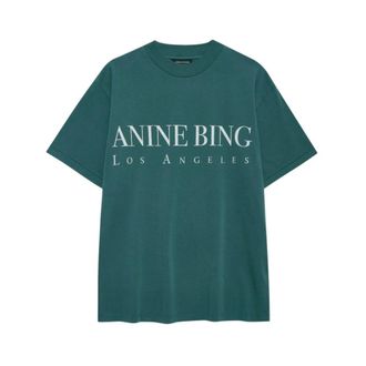 Anine Bing Dames, Tops, Groen, Maat: XS Katoen