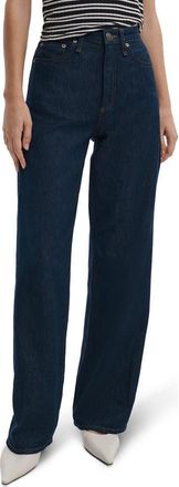 Rag & Bone Featherweight Logan Mid Rise Wide Leg Jeans in Dusk Rinse at Nordstrom, Size 28