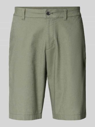 Tom Tailor Denim Regular Fit Bermuda aus Leinen-Baumwolle-Mix in Mint, Gr&ouml;&szlig;e XXL