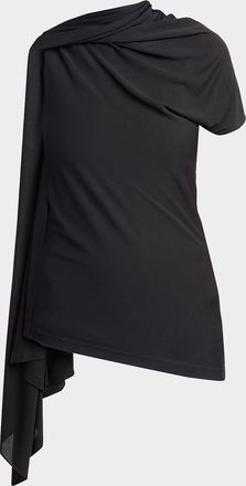 The Row Isadra Shoulder-Drape Top