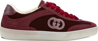 Gucci G75 leren sneakers - Rood