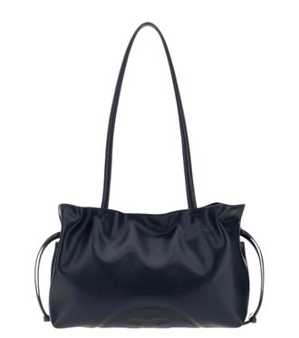 Tory Burch Navy Blue Ella Small Tote