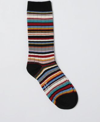 Paul Smith Calze in misto cotone a righe