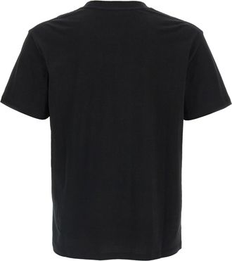 Valentino Garavani Mens Black Cotton T-Shirt