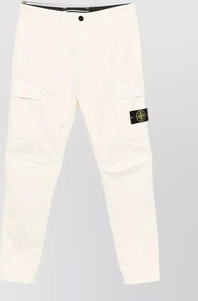 Stone Island regular tapered trousers belt loops cargo
