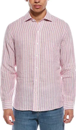 J.McLaughlin J.Mclaughlin Gramercy Modern Fit Linen Shirt