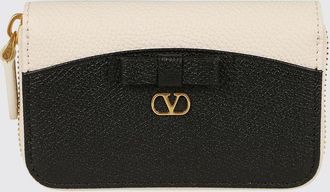 Valentino Garavani VLogo Signature Leather Wallet with Bow