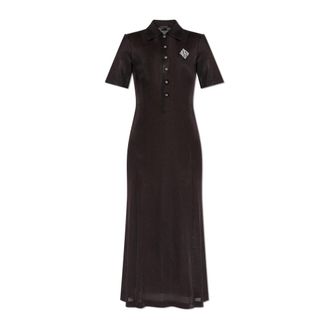 Lacoste Polo jurk - Dames - Casual kleedjes - Bruin - XS - Kleedjes