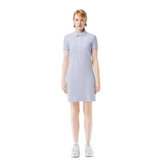 Lacoste Polojurk met kraag voor dames (Lichtblauw)