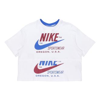 Nike (WMNS) Nike Sportswear Icon Clash Logo Printing White DB3849-100