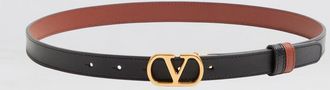 Valentino Garavani Cintura VLogo Signature Valentino Garavani reversibile in pelle