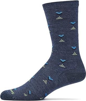 Smartwool Everyday Stout Street Crew Socks Mens Quarter Length Socks Shoes Deep Navy : XL (Mens Shoe 12-14.5), Merino/Nylon/Wool