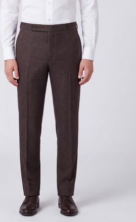 Lardini Pantaloni sartoriali slim fit in pura lana vergine con chiusura decentrata