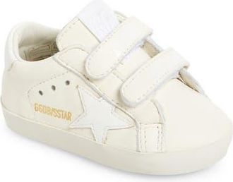 Golden Goose Baby School Sneaker in Optic White at Nordstrom, Size 1Us
