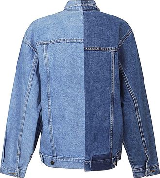E.L.V. Denim Upcycled Denim Jacket - Blue