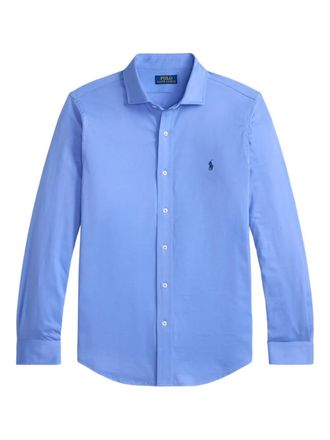 Polo Ralph Lauren long-sleeve collared shirt - men - Cotton - M - Blue