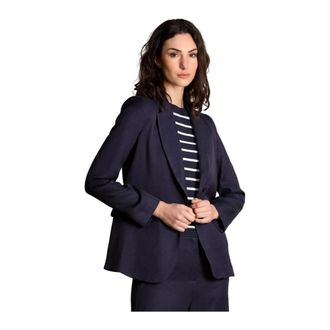 Emme Di Marella Blazers, female, Blue, Size: XL Emmcharme1 Jacket